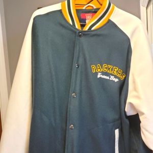 Vintage Reebook Greenbay Packers Leatherman Jacket